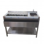 Bar Station με γούρνα και rinser 120x60x86